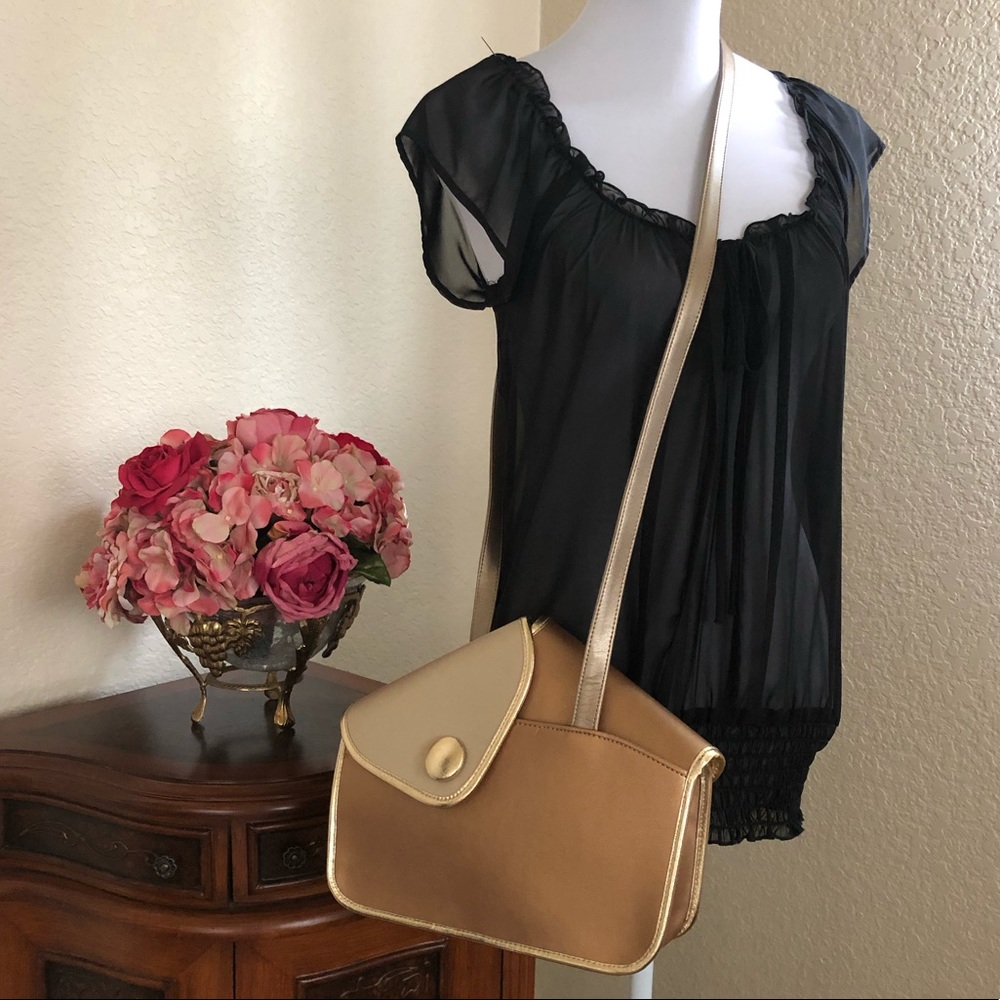 Maxx New York Rose Gold Shoulder Bag